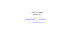 Desktop Screenshot of anjalibhargava.com